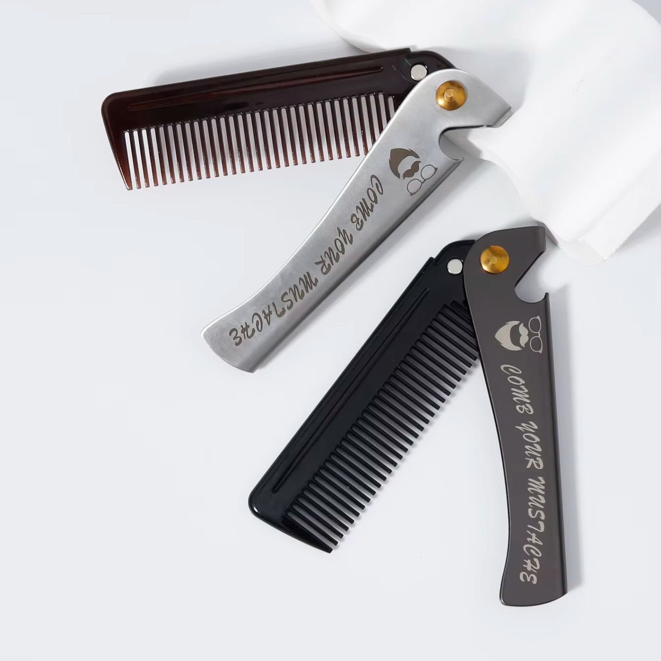 Comb Fine Tooth - Opvouwbare zakkam, kam met fijne tanden,
