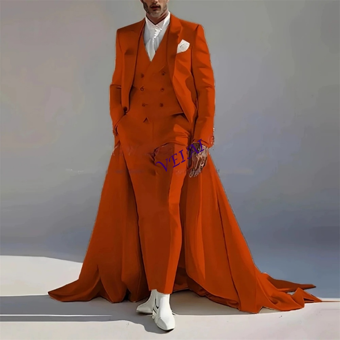 Men'S Grooming For Wedding - Op maat gemaakte herenbanket driedelige pakset,