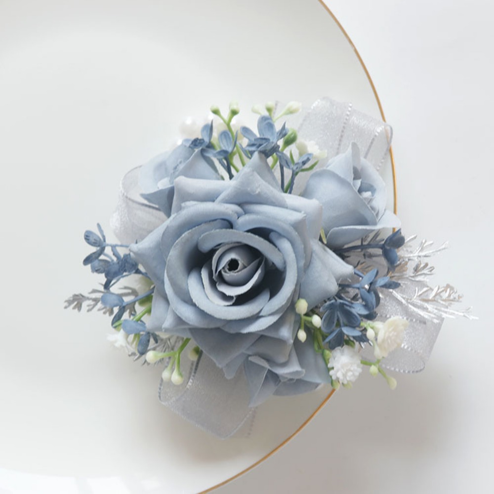 Blauwe Bruiloft Lint Pols Cors - Men'S Grooming For Wedding recensie en prijs