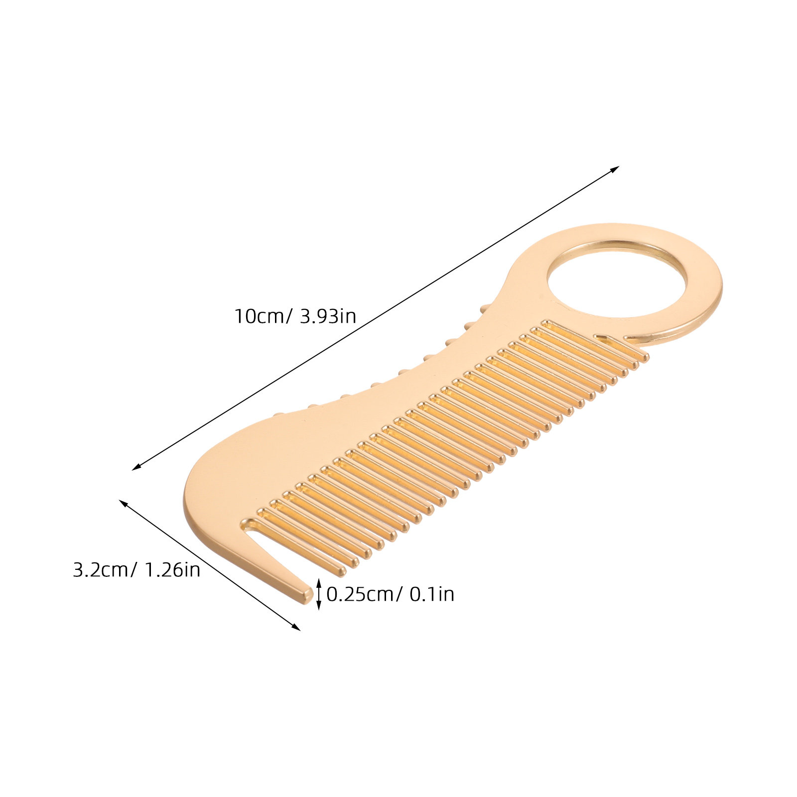 Mini-zakborstel voor baard, me - Comb Fine Tooth recensie en prijs