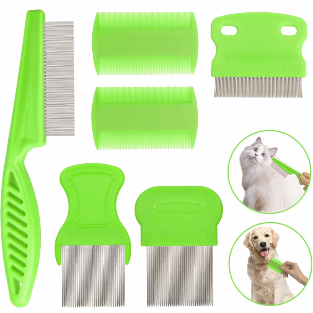 6 stks/set ABS Vlooienkam Set  - Comb Fine Tooth recensie en prijs