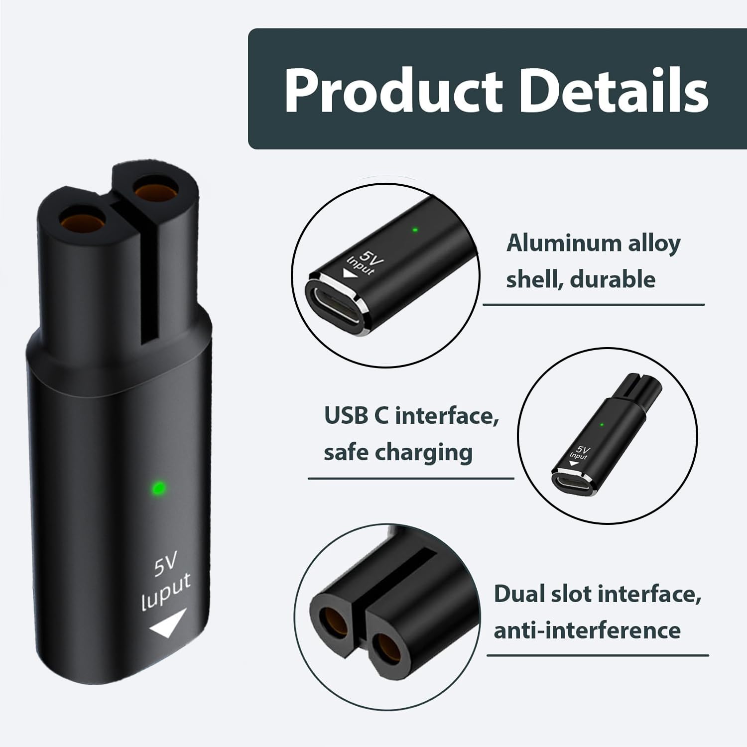 5V 15V USB Type C Oplaadadapte - Men'S Grooming Salon recensie en prijs
